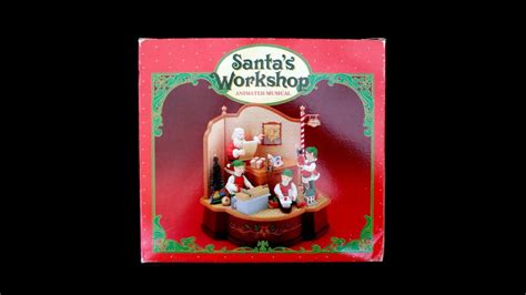Animated Santas Workshop Music Box Youtube