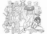 Coloring Pages Avengers Printable Marvel Choose Board Az Print sketch template
