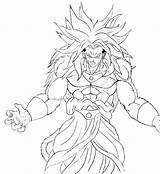Broly Coloring Dragon Ball Pages K5 Worksheets Sheet sketch template