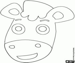 horse mask coloring page masks crafts animal masks horse mask