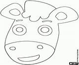 Masker Paard Maske Malvorlagen Maschera Pferd Cavallo Tiermasken Maschere Oncoloring sketch template