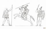 Soldiers sketch template