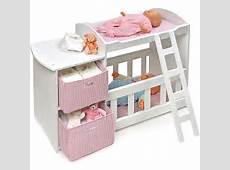 Badger Basket Doll Crib and Changing Station with 2 Baskets