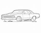 Chevelle Coloring 66 Drawings Car Pages Cars Chevy Drawing 67 Impala Ss Chevrolet Sketch Vincent Progress Cartoon 1966 Vector Deviantart sketch template