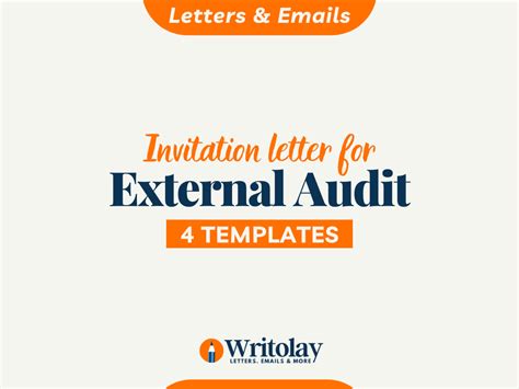 letter  invitation  external audit  template
