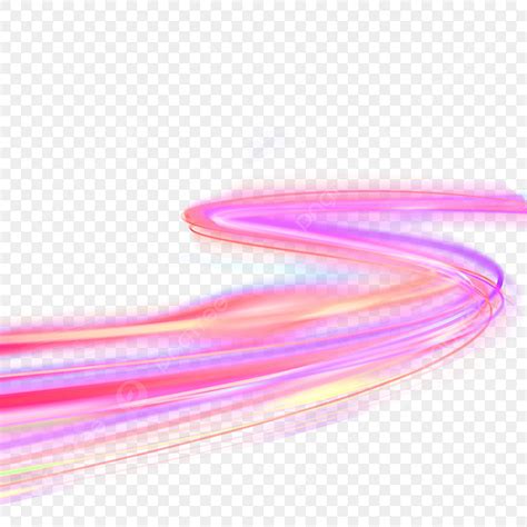 light effect motion png image pink transparent curve motion speed light effect pink