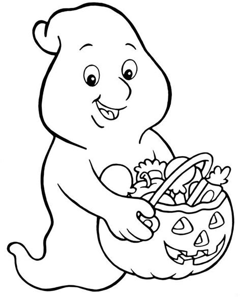 friendly ghost coloring sheet topcoloringpagesnet