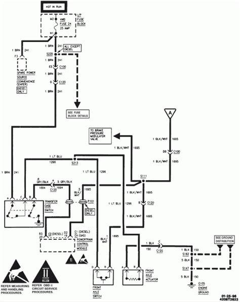 chevrolet tahoe wd wiring diagram