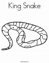 Snake Coloring Pages Snakes King Printable Kids Cobra Print Color Python Drawing Colouring Serpent California Anaconda Est Vert Le Kingsnake sketch template