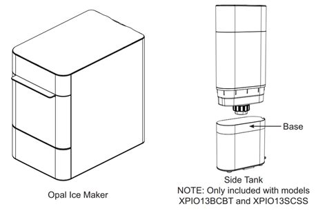 ge appliances opal  ice maker instruction manual