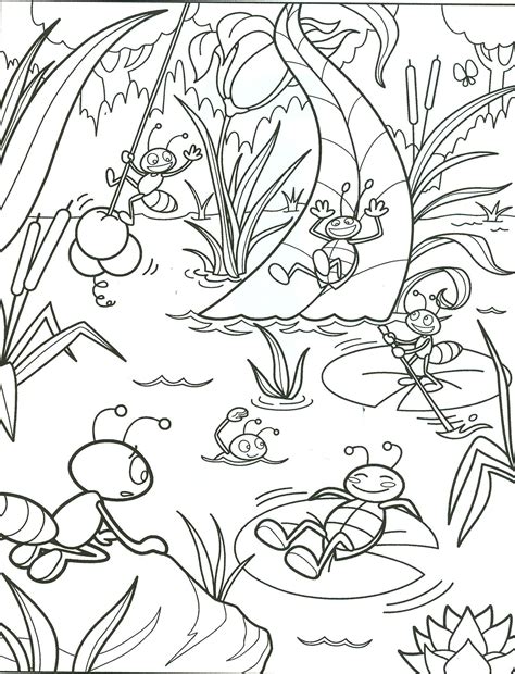 coloring summer fun pages print color kids sketch coloring page