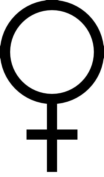 female symbol 2 clip art at vector clip art online royalty