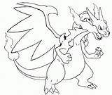 Coloring Charizard Pages Pokemon Printable Pintable Comments sketch template