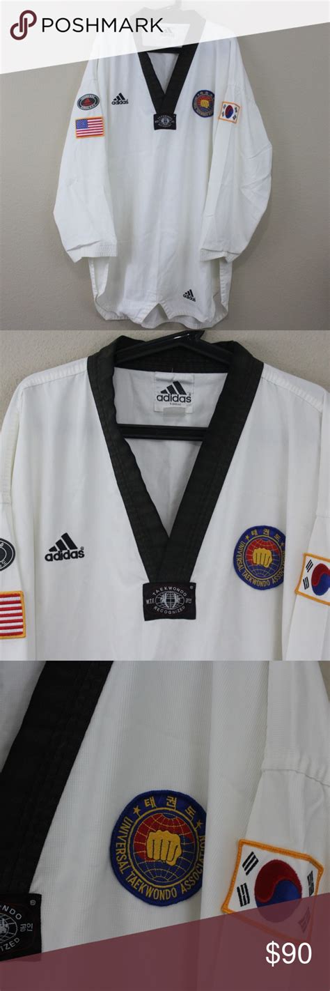 Vtg Adidas Korea Taekwondo Uniform Shirt A340 Clothes