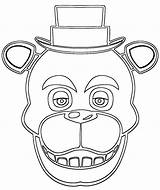 Coloring Pages Animatronics Withered Template sketch template