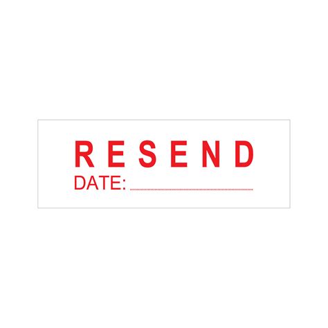 resend date stock stamp  xmm rubber stamps  singapore