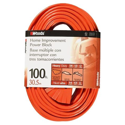 southwire  ft   prong outdoor sjtw medium duty general extension cord   extension