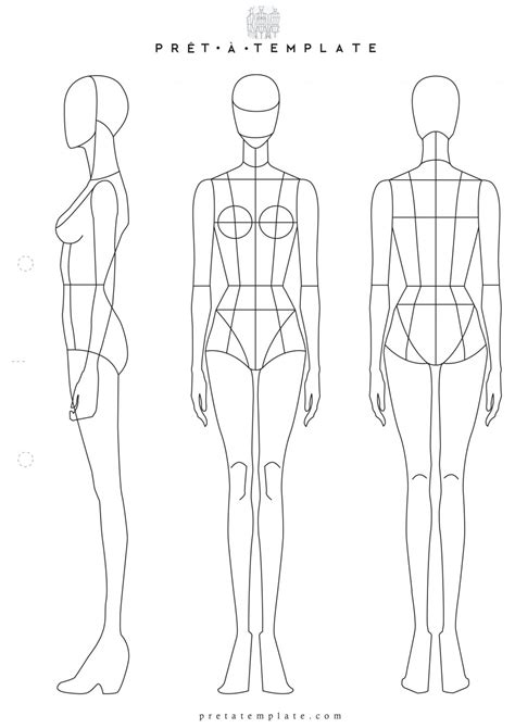 body template  fashion design addictionary