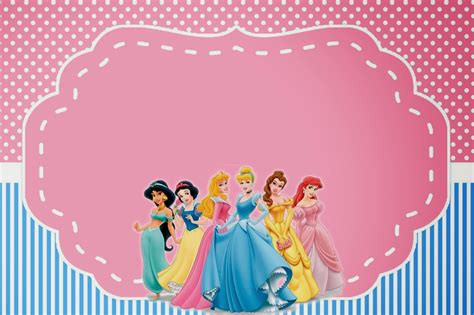 princesas disney imprimibles tarjetas  invitaciones gratis ideas  material gratis