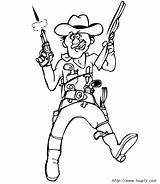 Cowboys Cowboy Coloring Cow Boy Toupty Colourings Print sketch template