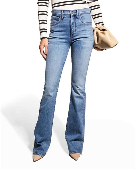 Buy Veronica Beard Beverly High Rise Skinny Flare Jeans At 51 Off