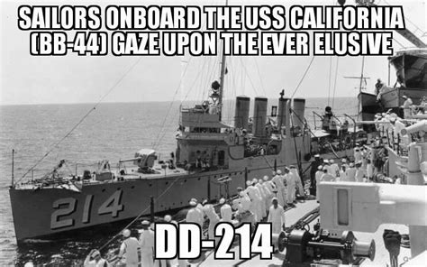 The Proud World War Ii History Of Navy Ship Dd 214 We