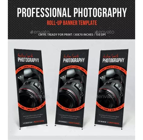 photography banner templates psd ai  pages