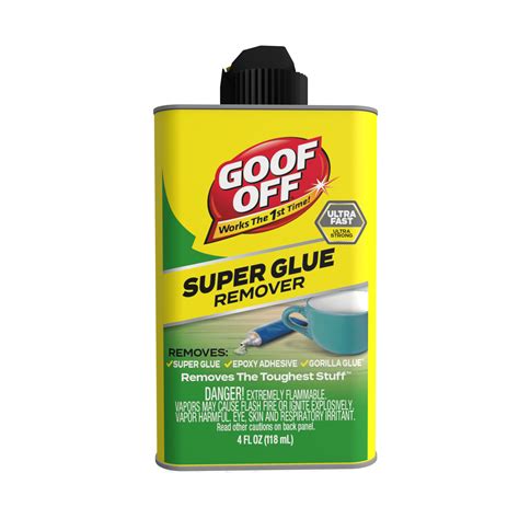 super glue remover goof
