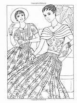 Coloring Pages 1950s Adult Book Haven Fashion Books Creative Fashions Fabulous Printable Colouring Sheets Vintage Getcolorings Coloriages Colorings Template Color sketch template
