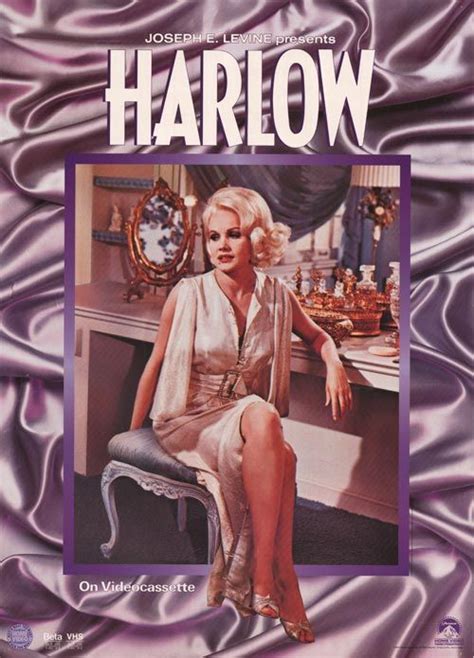 [ Harlow Poster ] Carol Lynley Harlow Carroll Baker