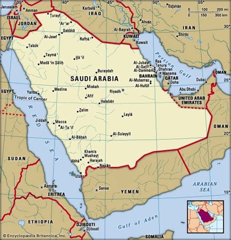 Saudi Arabia Geography History And Maps