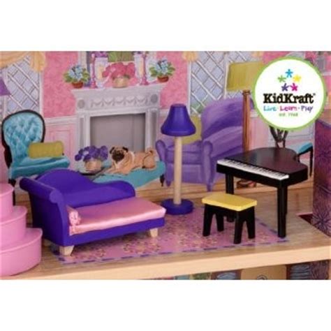 kidkraft  dream mansion dollhouse barbie dolls wooden play set furniture ebay