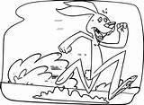 Fast Coloring Pages Rabbit Stunning Color Getcolorings Printable Getdrawings sketch template