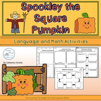 spookley  square pumpkin literacy  math activities tpt