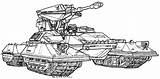 Scorpion Halo Tanques M808 Tanks Tanque sketch template