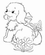 Golden Coloring Retriever Puppy Pages Printable Getcolorings Color sketch template