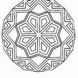 Mandala Mandalas Hellokids Roseton Coloriage Rosetón Geometricas Rombos Coloriages Refaire Yodibujo Pintar sketch template
