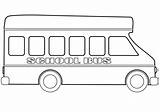 Coloring Bus School Printable Pages Template Print Schoolbus Drawing Car Dot Click sketch template