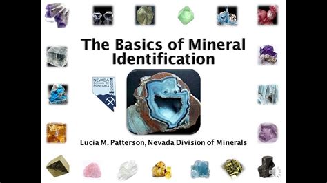 basics  mineral identification youtube