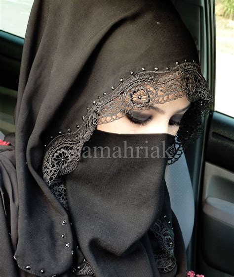 Pretty Niqaab I Like The Lacy Trim On The Shayla Niqab Fashion