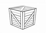 Crate Wooden Wood Vector Box Clip Illustrations Simple Similar Illustration sketch template