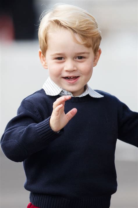 prince george played  cute part   schools nativity play