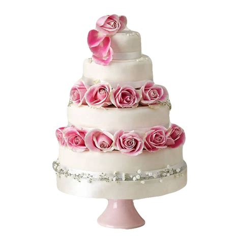 4 Tier Wedding Cake 7kg Orderyourchoice