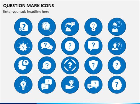 Question Icons Powerpoint Template Sketchbubble
