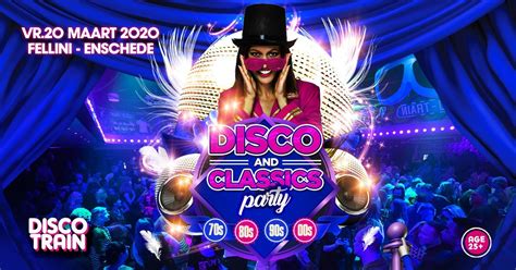 disco train disco and classics party 70s 80s 90s 00s 20 maart 2020