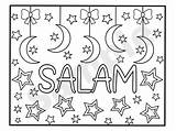 Salam Islamic sketch template