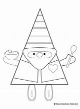 Tomte Coloring Pages Template Swedish sketch template