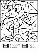 4th Grade Coloring Color Multiplication Math Number Printable Worksheet Pages Online sketch template