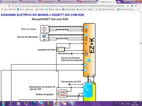 esquema eletrico kadett   sem ezk gsi   em