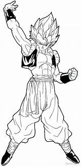 Gogeta Dragon Ball Coloring Pages Super Goku Saiyan Drawing Dbz Draw Easy Sketch Gt Tutorial Broly Steps Coloriage Color Clipart sketch template